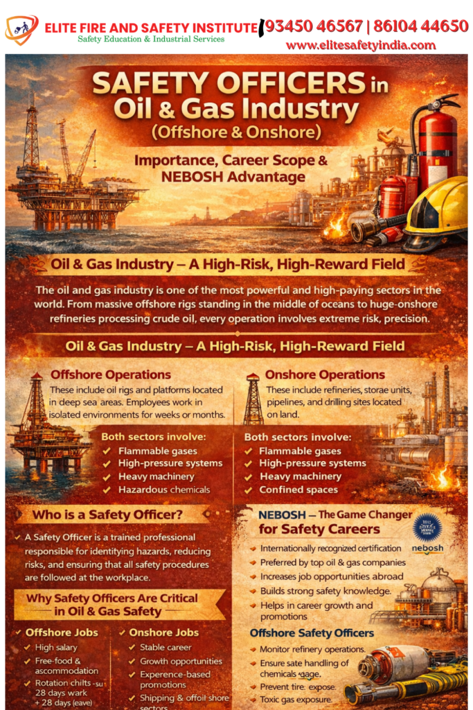 safety officers in oil and gas industry offshore and onshore