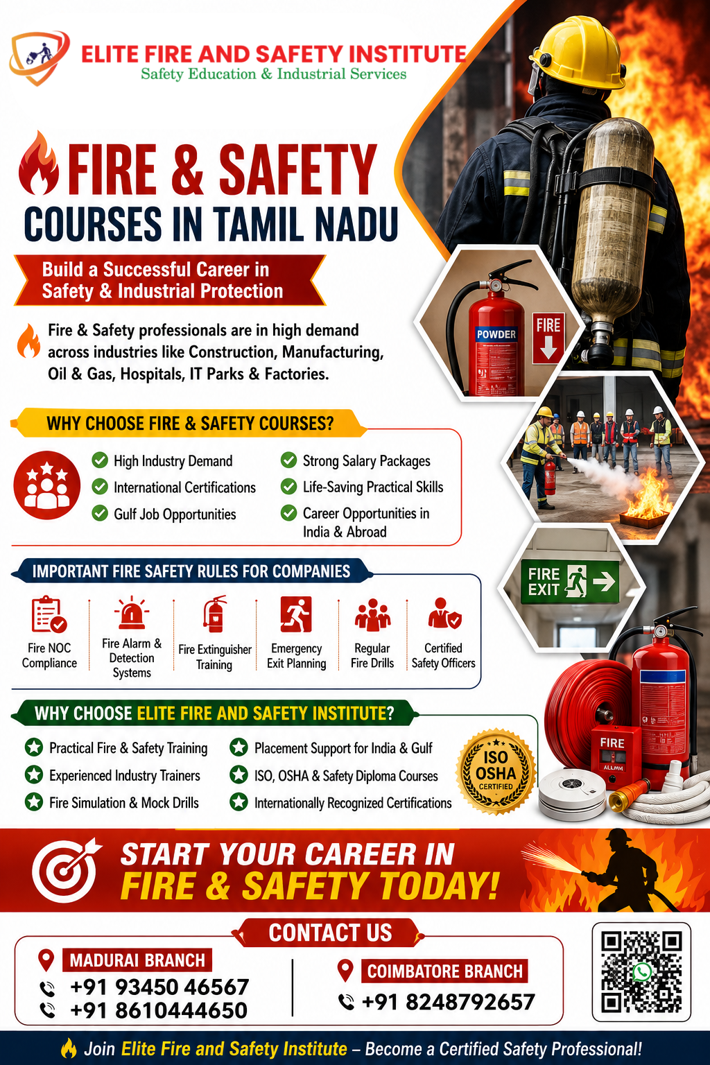 Fire & Safety Courses in Tamil Nadu – Benefits, Company Rules & Career Opportunities
