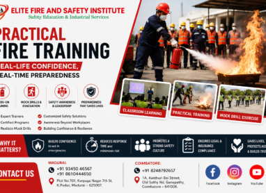fire safety training, mock drill practice