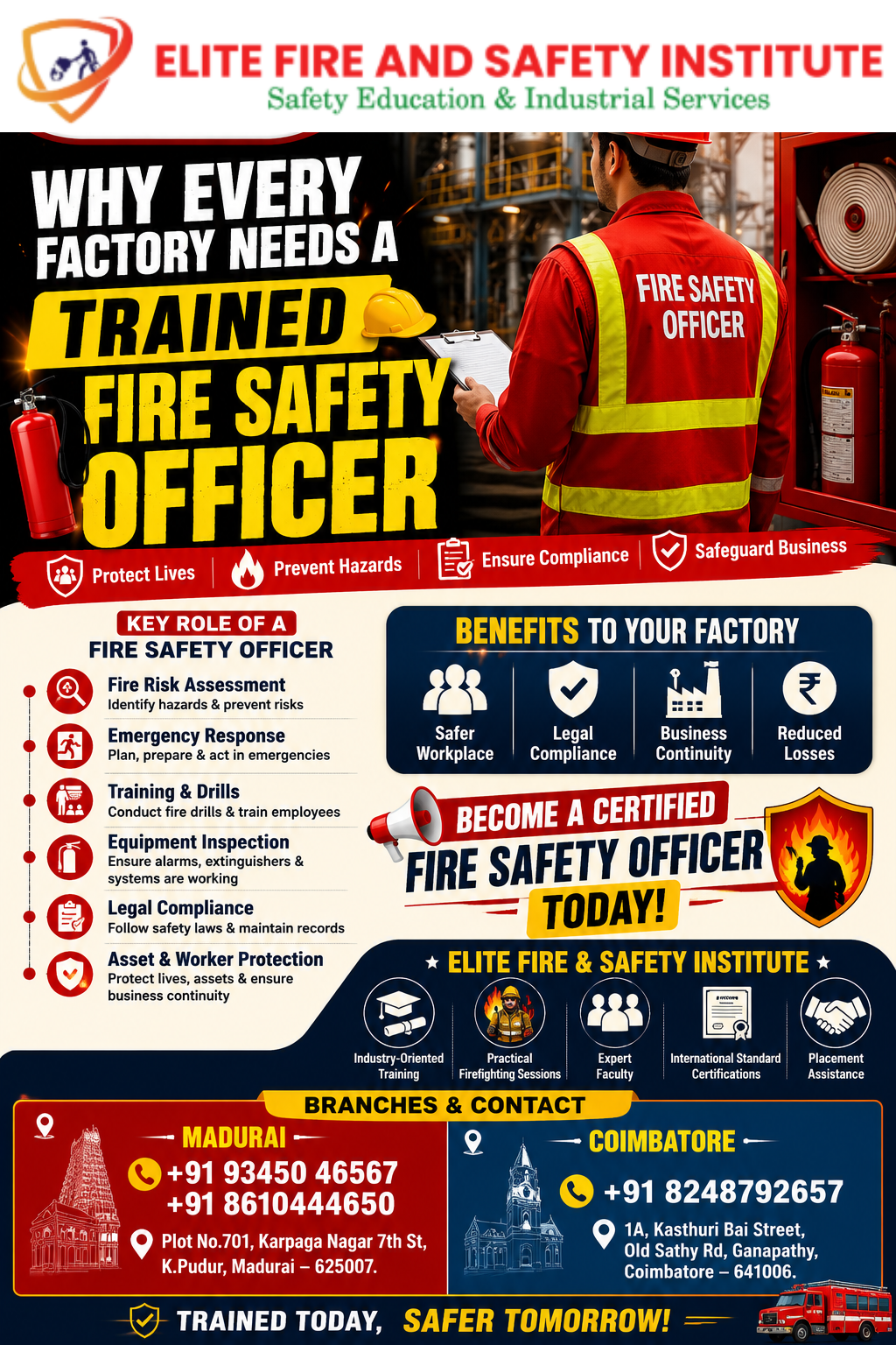 why every factory need trained fire safety officer